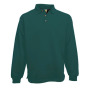 L&S Polosweater Open Hem 5535c Forest Green-S