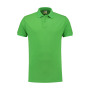 L&S Polo Fit Heavy Mix SS lime L