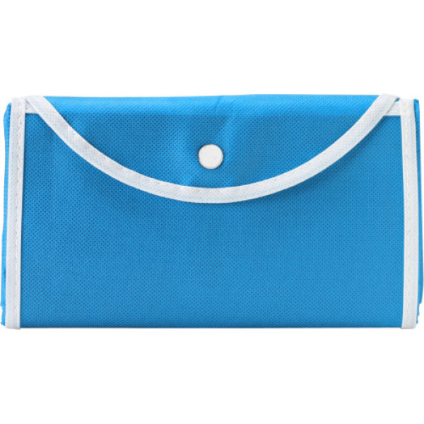 Non-woven (80 g/m²) opvouwbare tas Francesca blauw