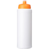 Baseline® Plus 750 ml flaska med sportlock - Vit/Orange