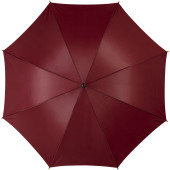 Kyle 23" paraply med automatisk åbning og træskaft og -håndtag - Rød