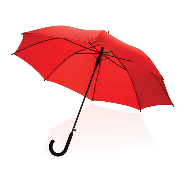 23" Impact AWARE™ RPET 190T standard auto open umbrella, red