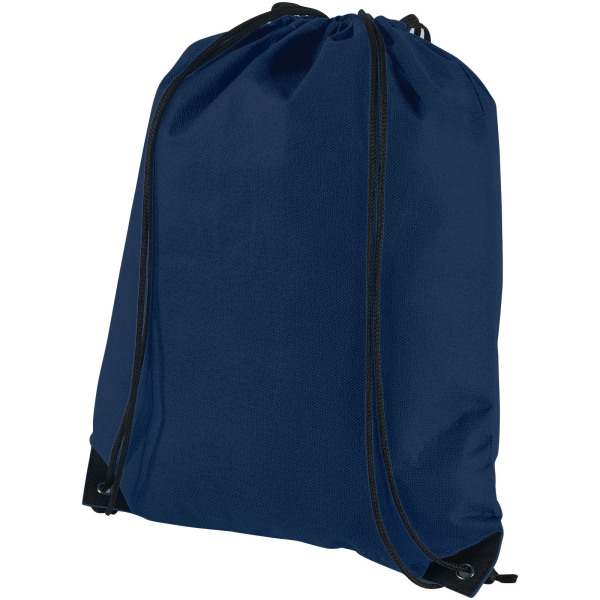 Evergreen non-woven drawstring backpack 5L - Navy