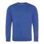 AWDis Washed Sweatshirt, Washed Royal Blue, L, Just Hoods