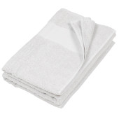 Bath towel White One Size