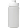 Baseline® Plus 500 ml sportfles met flipcapdeksel - Transparant/Wit