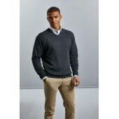 Russell Men V-neck Knitted Pullover