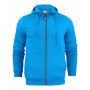 Printer Overhead full zip hoody Ocean blue 5XL