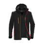Men's Matrix System Jacket - Black/Bright Red - S