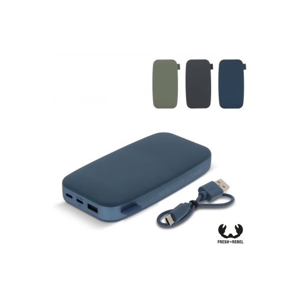 2PB18100 | Fresh 'n Rebel Powerbank 18.000mAh USB-C Ultra Fast Charging 20W - Dive Blue