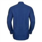 RUS Men LSL Clas. Oxford Shirt, Bright Royal, L