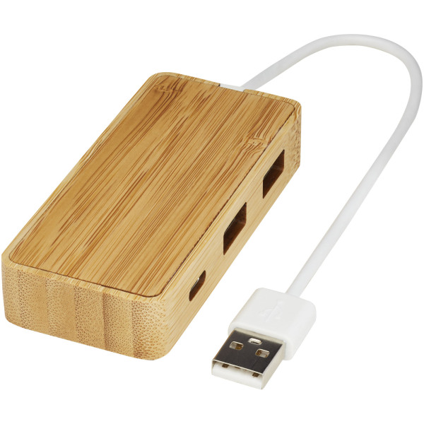 Tapas USB-hubb av bambu