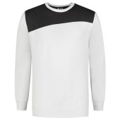Sweater Bicolor Naden 302013 White-Darkgrey 5XL