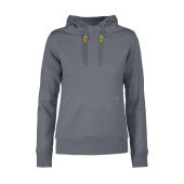 PRINTER FASTPITCH LADY HOODED SWEATER STEELGREY XS