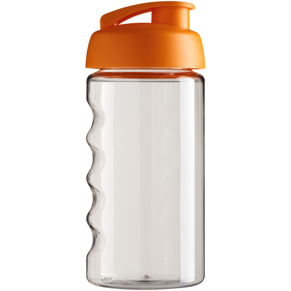 H2O Active® Bop 500 ml flip lid sport bottle - Transparent/Orange