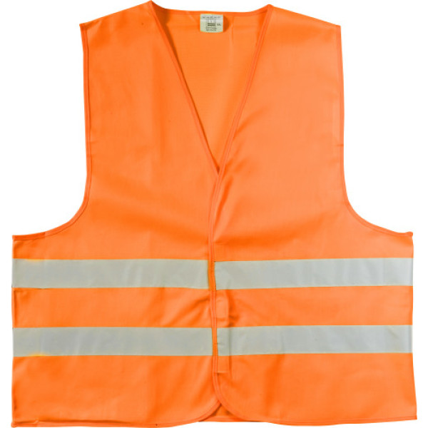 Polyester (150D) veiligheidsvest Arturo oranje XL