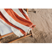 VINGA Valmer strand handdoek, rood, wit