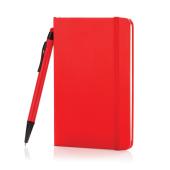 A6 basic hardcover notitieboek met touchscreen pen, zwart A6 basic hardcover notitieboek met touchscreen pen, zwart