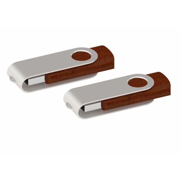 USB stick Twister 3.0 hout walnoot 32Gb