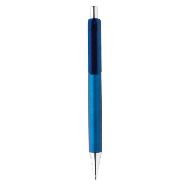 X8 metallic pen, blauw
