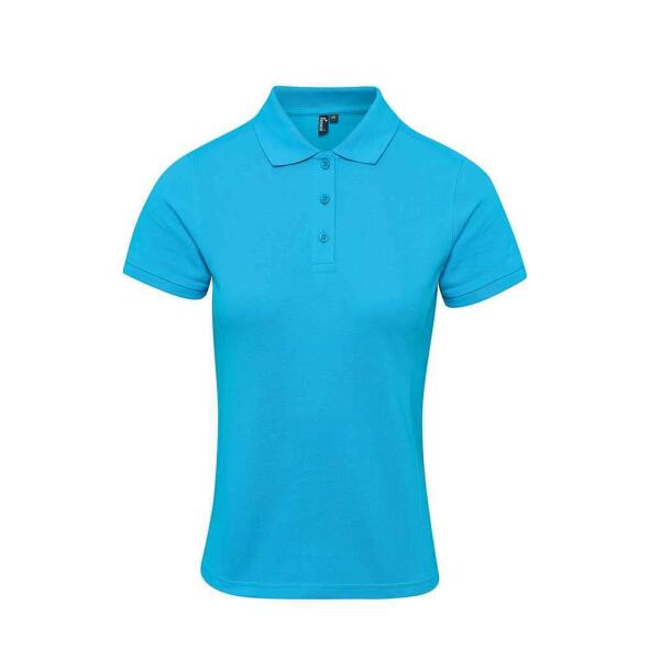 Ladies Coolchecker® Plus Piqué Polo Shirt, Turquoise Blue, XXL, Premier