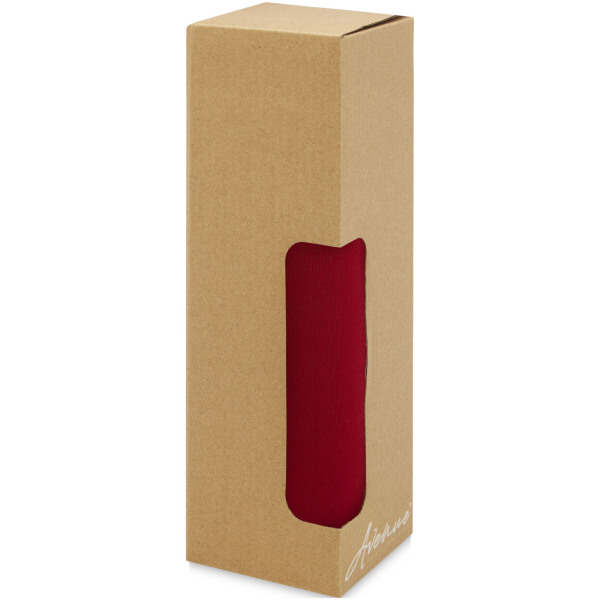 Thor 660 ml glass bottle with neoprene sleeve - Red