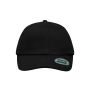 MB6223 6 Panel Heavy Brushed Cap - black - one size