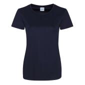 AWDis Ladies Cool Smooth T-Shirt, French Navy, XS, Just Cool