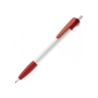 Balpen Cosmo grip hardcolour - Wit / Rood