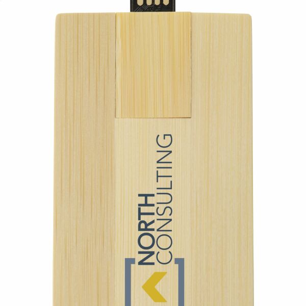 CreditCard USB Bamboo 4 GB