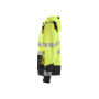 Hooded sweatshirt met rits High Vis