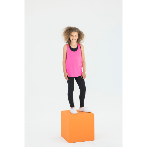 Kids' fashion workout vest Black 5/6 ans