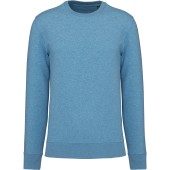 Ecologische sweater met ronde hals Cloudy blue heather XS