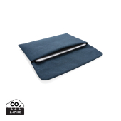 Magnetisch sluitende 15.6" laptop sleeve PVC-vrij, blauw