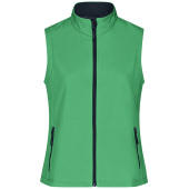 Men's Promo Softshell Vest - green/navy - 3XL