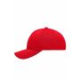 MB6214 6 Panel Sport Mesh Cap - red - one size