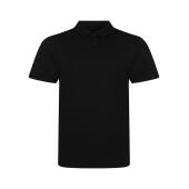 AWDis Tri-Blend Polo Shirt, Solid Black, L, Just Polos