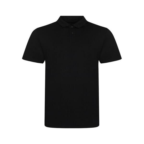 AWDis Tri-Blend Polo Shirt, Solid Black, L, Just Polos