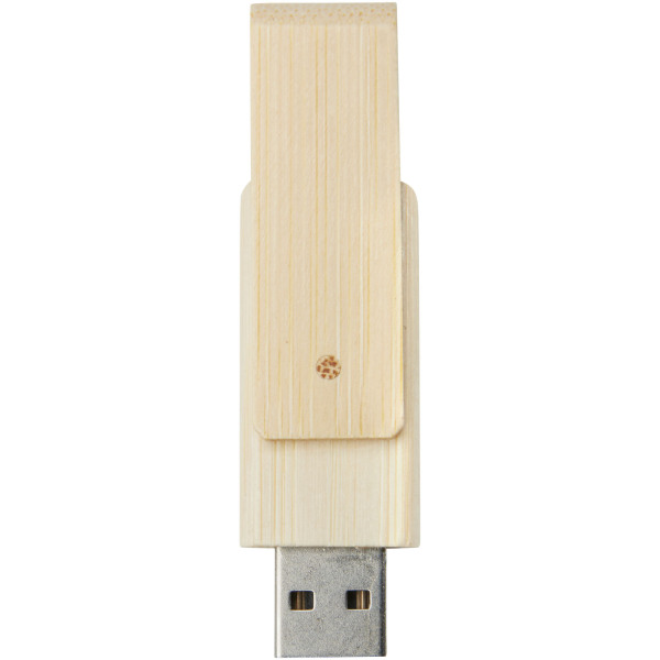 Rotate USB flashdrive van 4 GB van bamboe - Beige