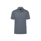 PM 6 Men's Workwear Polo Shirt Modern-Flair, from Sustainable Material , 51% GRS Certified Recycled Polyester / 47% Conventional Cotton / 2% Conventional Elastane - anthracite - 3XL