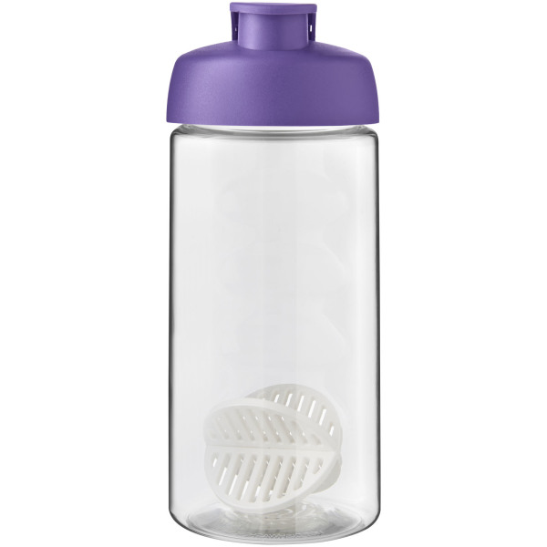 H2O Active® Bop 500 ml shaker bottle - Purple/Transparent