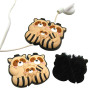 Leopard Cat Soft PVC Earphoe Line Decorations