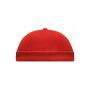 MB022 6 Panel Chef Cap - red - one size