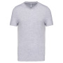 T-shirt V-hals korte mouwen Oxford Grey 3XL