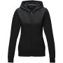Ruby women’s GOTS organic recycled full zip hoodie - Solid black - XS
