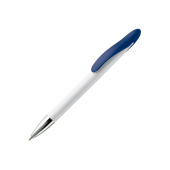 Balpen Speedy hardcolour - Wit / Donker Blauw