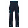 Workwear Pants - COLOR - - navy/turquoise - 26