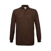 B&C Safran Longsleeve, Brown, XXL