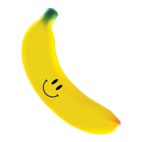 smiley anti-stress banaan