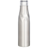 Hugo 650 ml koper vacuüm geïsoleerde drinkfles met auto verzegeling - Zilver